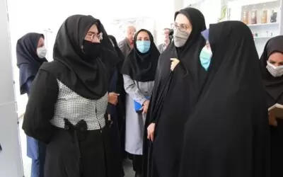 دیدار معاون رئیس جمهور در امور زنان و خانواده از پارک علم و فناوری البرز